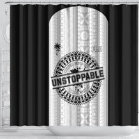 Fiji Obstacle Race 2023 Shower Curtain Never Give Up LT05 - Polynesian Pride