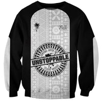 Personalized Fiji Obstacle Race 2023 Sweatshirt Never Give Up LT05 Unisex Black - Polynesian Pride