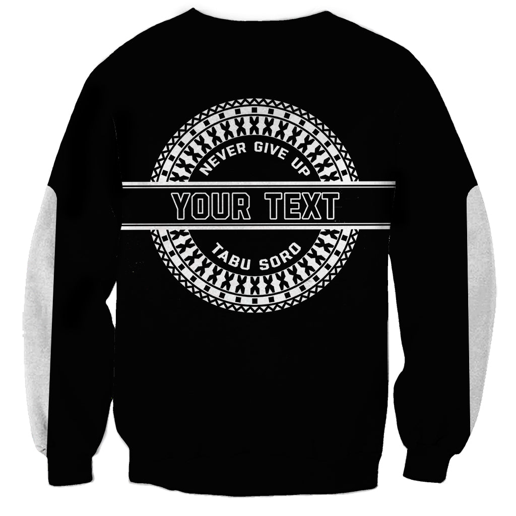 Personalized Fiji Obstacle Race 2023 Sweatshirt Never Give Up LT05 - Polynesian Pride