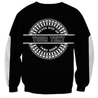 Personalized Fiji Obstacle Race 2023 Sweatshirt Never Give Up LT05 - Polynesian Pride