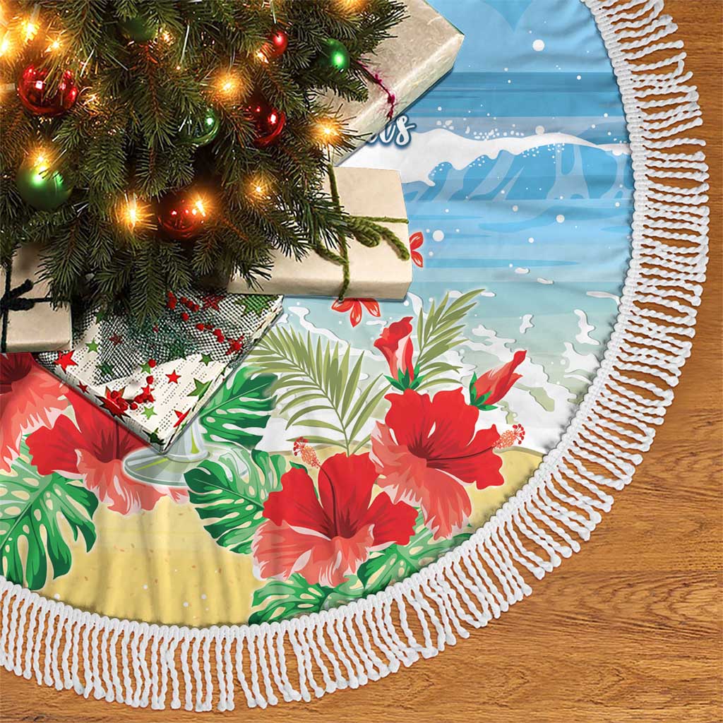Hawaii Christmas Tree Skirt Funny Macaw Parrot Tropical Vibe LT05 - Polynesian Pride