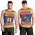 New Caledonia Christmas Men Tank Top Kanaky Poinsettia Joyeux Noel