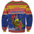 New Caledonia Christmas Sweatshirt Kanaky Poinsettia Joyeux Noel