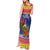 New Caledonia Christmas Tank Maxi Dress Kanaky Poinsettia Joyeux Noel