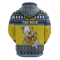 Niue The Rock Christmas Hoodie Niuean Crab Monuina E Kilisimasi LT05 - Polynesian Pride
