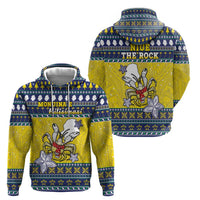 Niue The Rock Christmas Hoodie Niuean Crab Monuina E Kilisimasi LT05 - Polynesian Pride