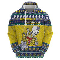 Niue The Rock Christmas Hoodie Niuean Crab Monuina E Kilisimasi LT05 - Polynesian Pride