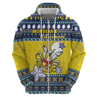 Niue The Rock Christmas Hoodie Niuean Crab Monuina E Kilisimasi LT05 - Polynesian Pride