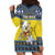 Niue The Rock Christmas Hoodie Dress Niuean Crab Monuina E Kilisimasi