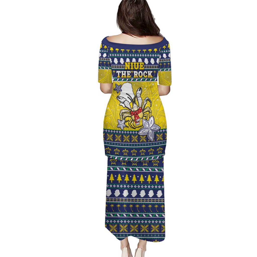 Niue The Rock Christmas Puletasi Niuean Crab Monuina E Kilisimasi