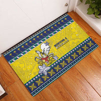 Niue The Rock Christmas Rubber Doormat Niuean Crab Monuina E Kilisimasi LT05 - Polynesian Pride
