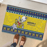 Niue The Rock Christmas Rubber Doormat Niuean Crab Monuina E Kilisimasi LT05 - Polynesian Pride