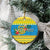 Tuvalu Christmas Ceramic Ornament Coat Of Arms Manuia Te Kilisimasi