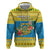 Tuvalu Christmas Hoodie Coat Of Arms Manuia Te Kilisimasi