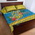 Tuvalu Christmas Quilt Bed Set Coat Of Arms Manuia Te Kilisimasi