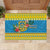 Tuvalu Christmas Rubber Doormat Coat Of Arms Manuia Te Kilisimasi