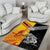 New Zealand And Papua New Guinea Rugby Custom Area Rug Maori Kiwi With Bird of Paradise