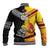 New Zealand And Papua New Guinea Rugby Custom Baseball Jacket Maori Kiwi With Bird of Paradise