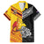 New Zealand And Papua New Guinea Rugby Custom Family Matching Puletasi and Hawaiian Shirt Maori Kiwi With Bird of Paradise