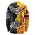 New Zealand And Papua New Guinea Rugby Custom Long Sleeve Shirt Maori Kiwi With Bird of Paradise