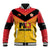 Papua New Guinea Rugby Custom Baseball Jacket Go Orchids Pacific Champions