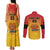 Papua New Guinea Rugby Custom Couples Matching Tank Maxi Dress and Long Sleeve Button Shirt Go Orchids Pacific Champions