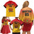 Papua New Guinea Rugby Custom Family Matching Off Shoulder Short Dress and Hawaiian Shirt Go Orchids Pacific Champions