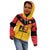 Papua New Guinea Rugby Custom Kid Hoodie Go Orchids Pacific Champions