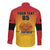 Papua New Guinea Rugby Custom Long Sleeve Button Shirt Go Orchids Pacific Champions