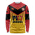 Papua New Guinea Rugby Custom Long Sleeve Shirt Go Orchids Pacific Champions