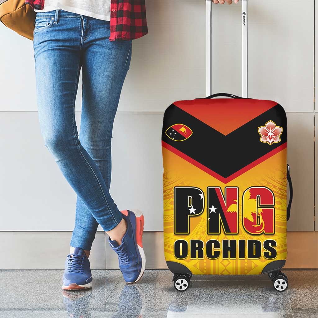 Papua New Guinea Rugby Luggage Cover Go Orchids Pacific Champions LT05 - Polynesian Pride