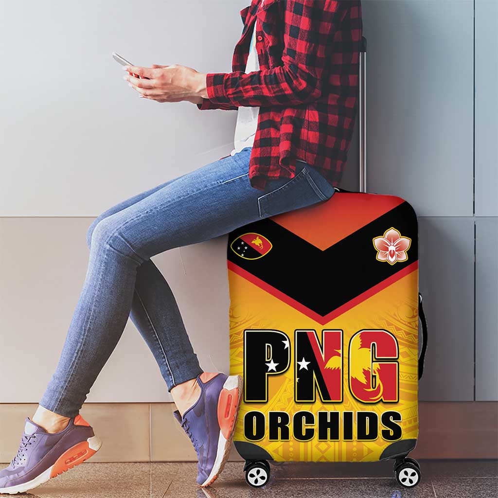 Papua New Guinea Rugby Luggage Cover Go Orchids Pacific Champions LT05 - Polynesian Pride