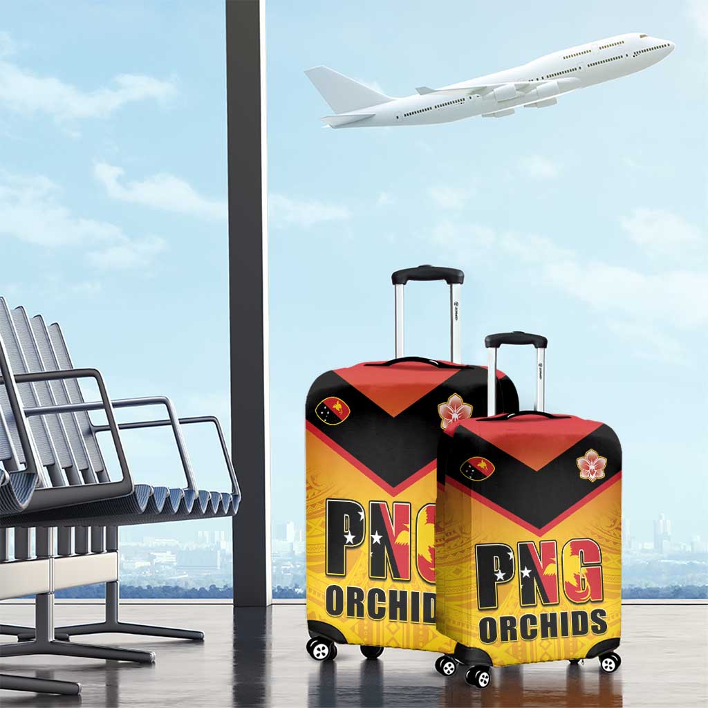 Papua New Guinea Rugby Luggage Cover Go Orchids Pacific Champions LT05 - Polynesian Pride