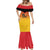 Papua New Guinea Rugby Custom Mermaid Dress Go Orchids Pacific Champions