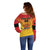 Papua New Guinea Rugby Custom Off Shoulder Sweater Go Orchids Pacific Champions