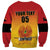 Papua New Guinea Rugby Custom Sweatshirt Go Orchids Pacific Champions