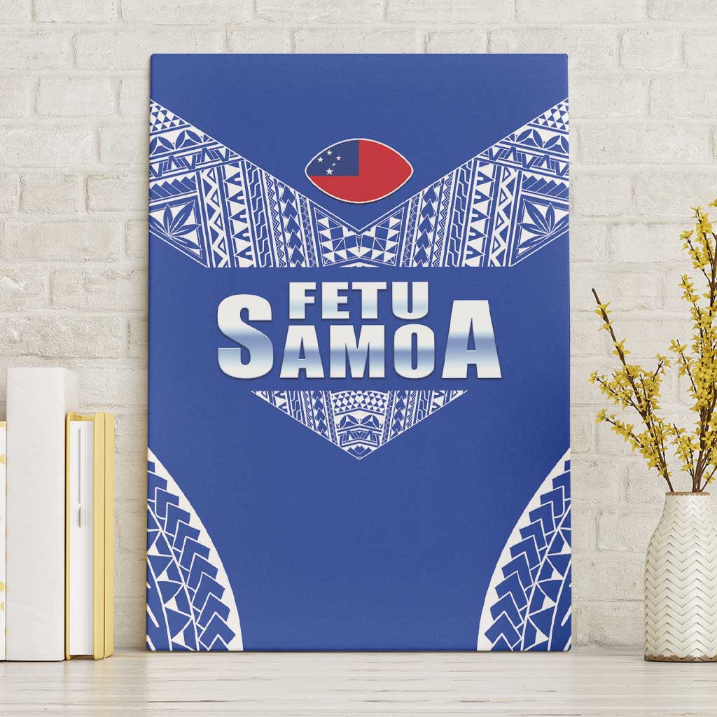 Fetu Samoa Rugby Canvas Wall Art Go Champions