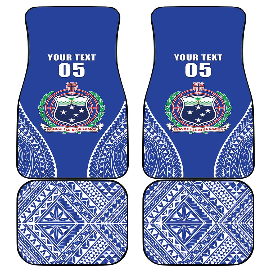 Fetu Samoa Rugby Car Mats Go Champions