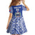 Fetu Samoa Rugby Custom Family Matching Off Shoulder Short Dress and Hawaiian Shirt Go Champions