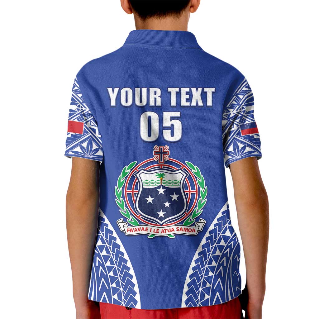Fetu Samoa Rugby Custom Kid Polo Shirt Go Champions LT05 - Polynesian Pride