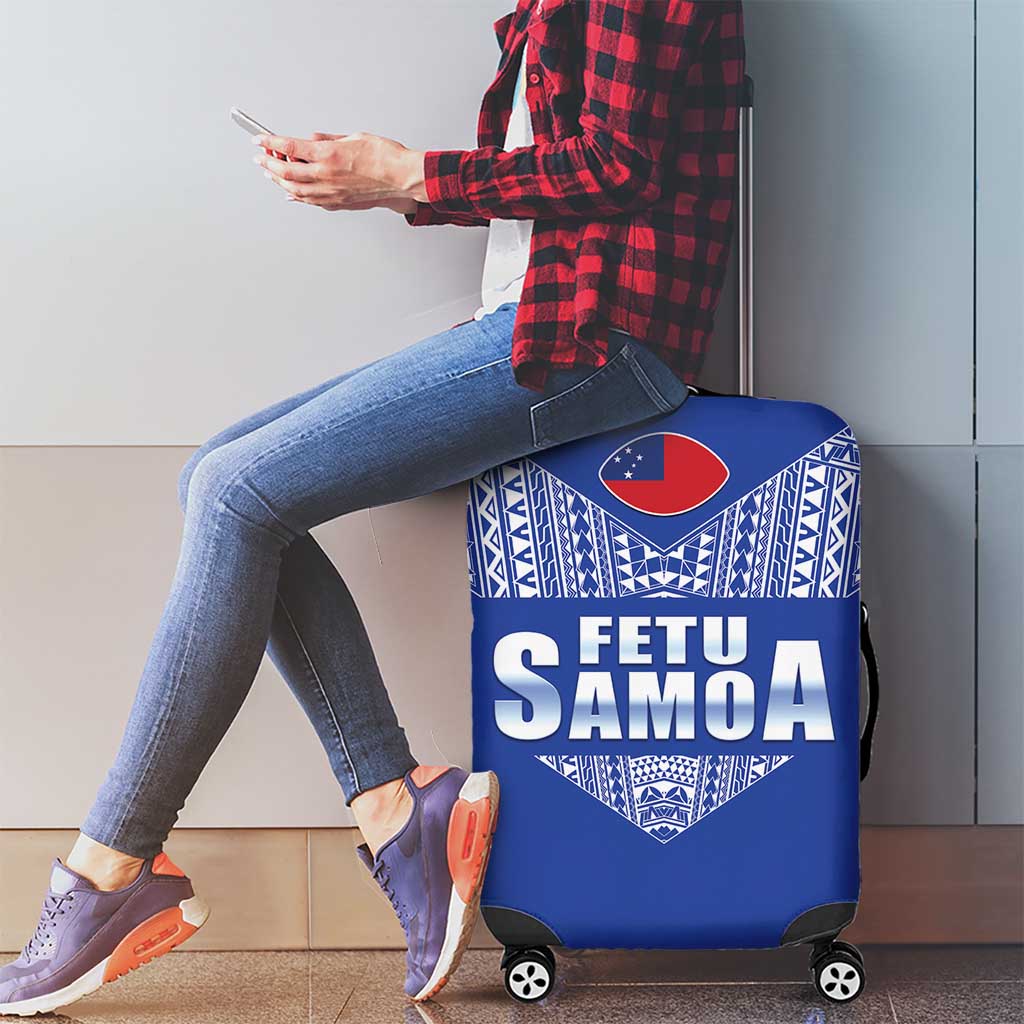 Fetu Samoa Rugby Luggage Cover Go Champions LT05 - Polynesian Pride
