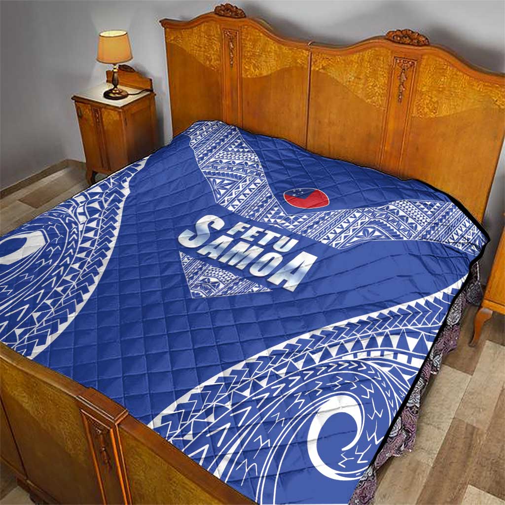 Fetu Samoa Rugby Quilt Go Champions
