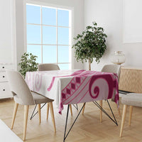 Rose Pink Polynesian Tribal Turtle Floral Pattern Tablecloth LT05 - Polynesian Pride