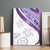 Purple Polynesian Tribal Turtle Floral Pattern Canvas Wall Art