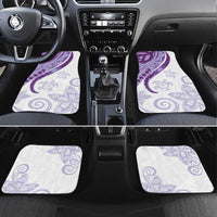 Purple Polynesian Tribal Turtle Floral Pattern Car Mats LT05 Set 4pcs Purple - Polynesian Pride