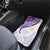 Purple Polynesian Tribal Turtle Floral Pattern Car Mats