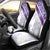 Purple Polynesian Tribal Turtle Floral Pattern Car Seat Cover