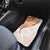 Orange Polynesian Tribal Turtle Floral Pattern Car Mats