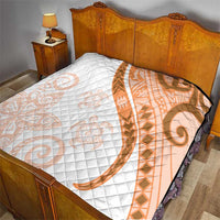 Orange Polynesian Tribal Turtle Floral Pattern Quilt LT05 - Polynesian Pride