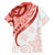 Coral Red Polynesian Tribal Turtle Floral Pattern Hawaiian Shirt